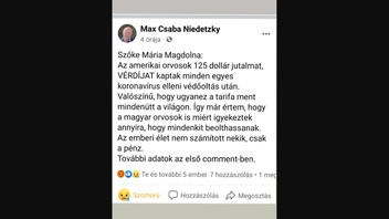 Fact Check: Hungarian Doctors Did NOT Accept 'Blood Money' In Return For COVID-19 Vaccinations