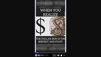 Fact Check: NO Evidence US Dollar Sign Represents A Serpent And Staff In Tribute To The Occult
