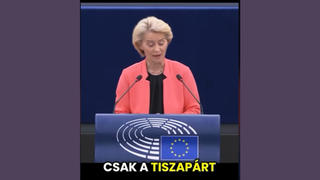 Tényellenőrzés: Ursula von der Leyen NEM tartott beszédet Orbán megbuktatásáról