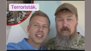 Tényellenőrzés: Az interneten keringő kép NEM Magyar Péter és Robert "Madjar" Brovgyi ukrán drónparancsnok közös szelfije